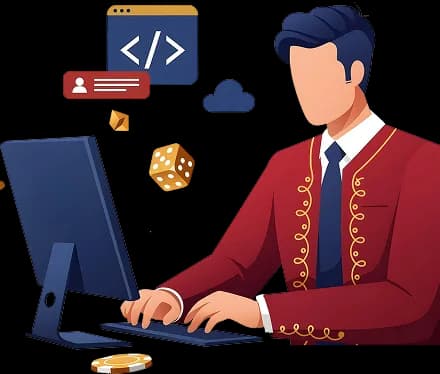 Custom iGaming Development illustration by AmigoSoft